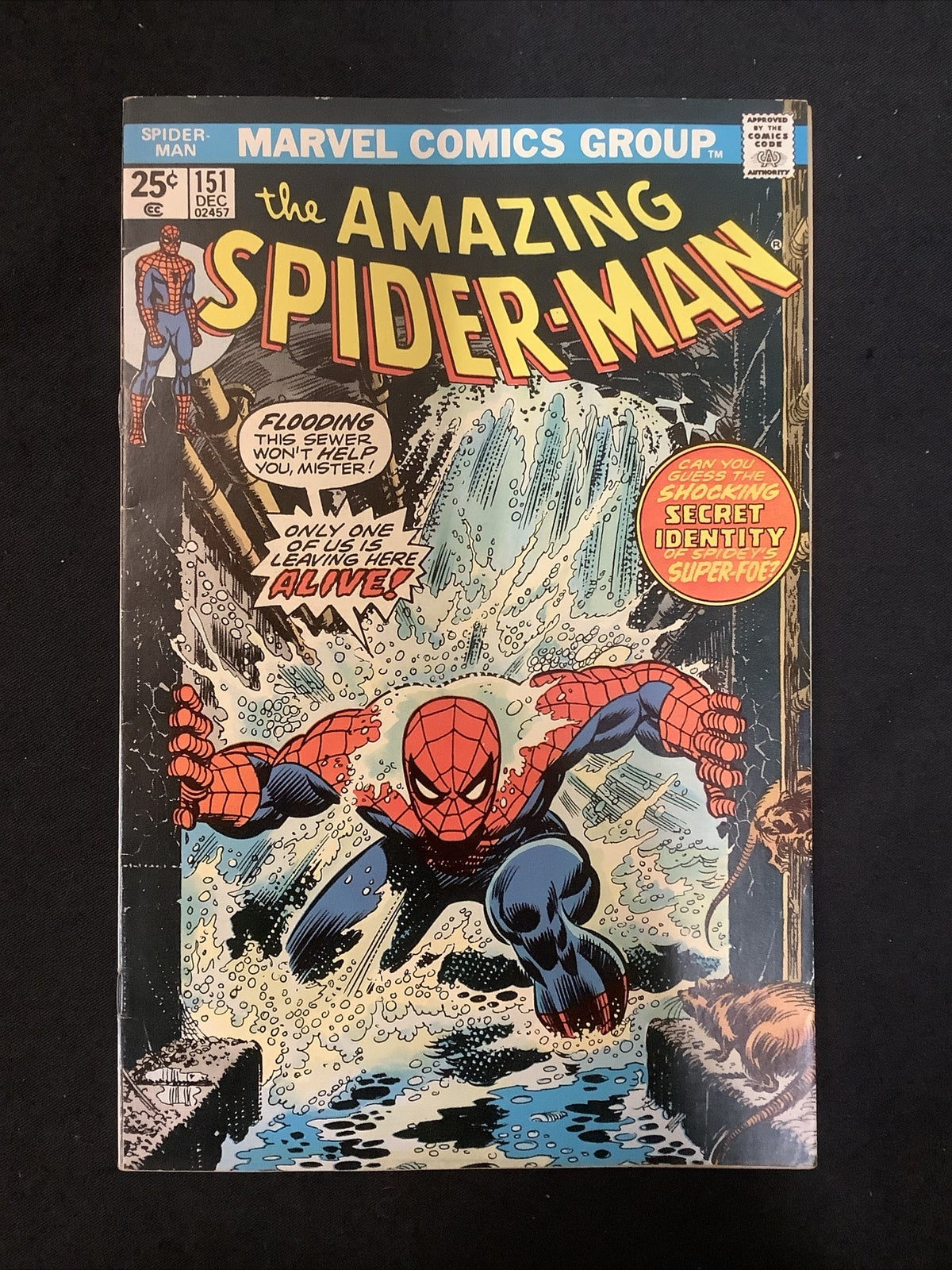Amazing Spider-Man #151 (1975) VF- (7.5) John Romita Sr., Len Wein, Shocker