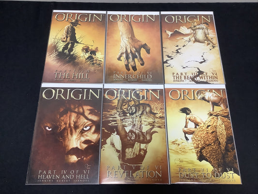 Origin #1-6 Complete Comic Set, Wolverine Origin Story, Joe Quesada And Kubert