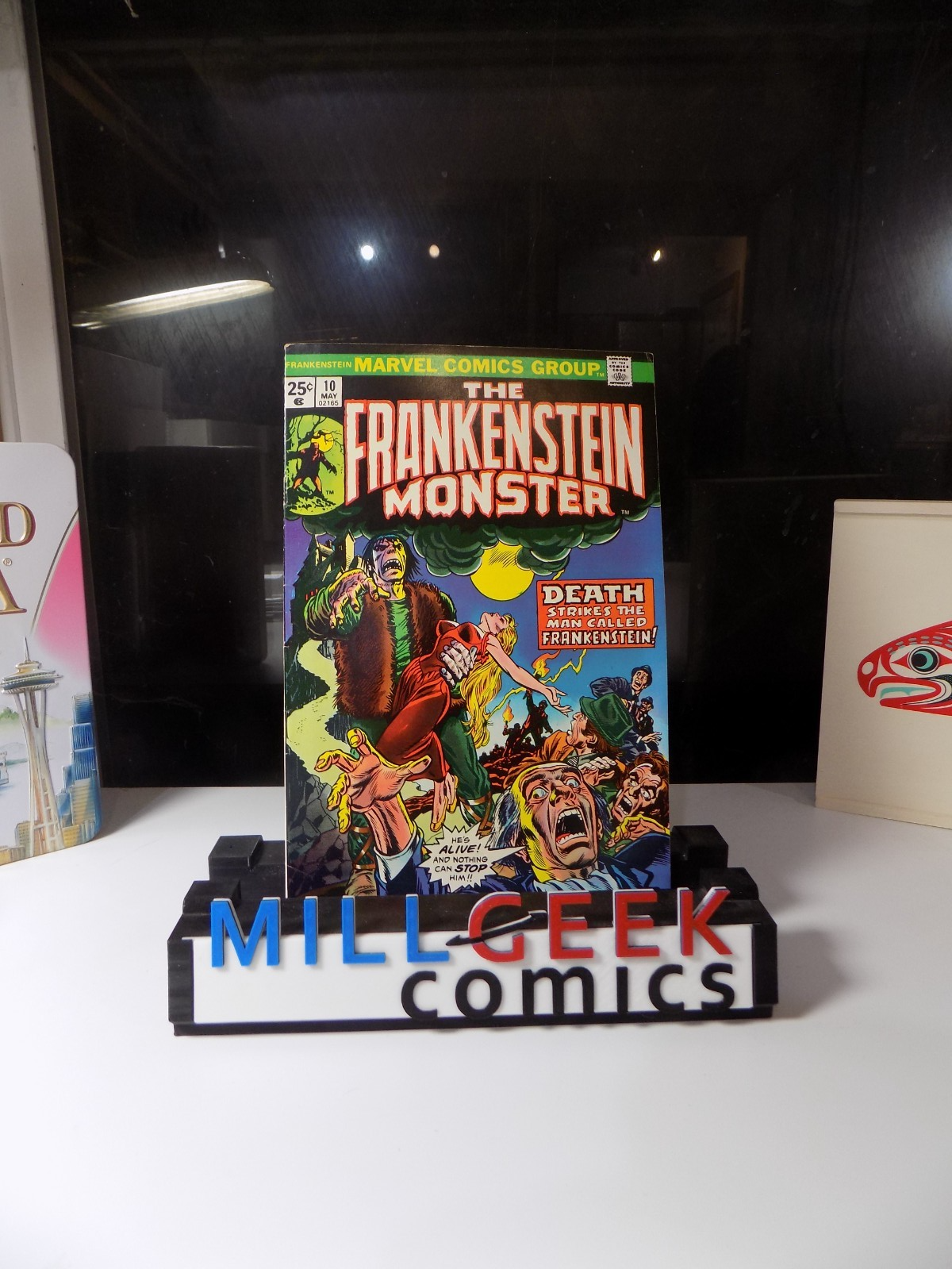 Frankenstein Monster #10 Marvel Comic May 1974 Very Fine-