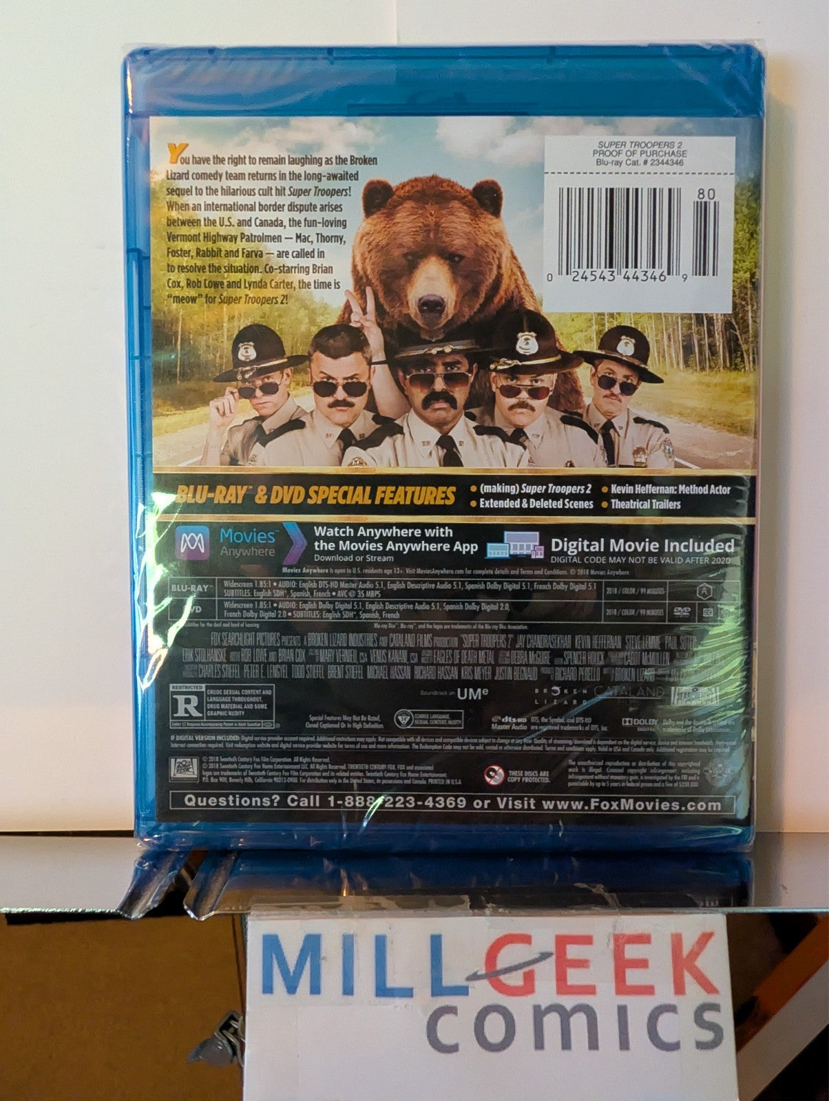 Super Troopers / Super Troopers 2, 2 Movie Set (Blu-ray) -JD