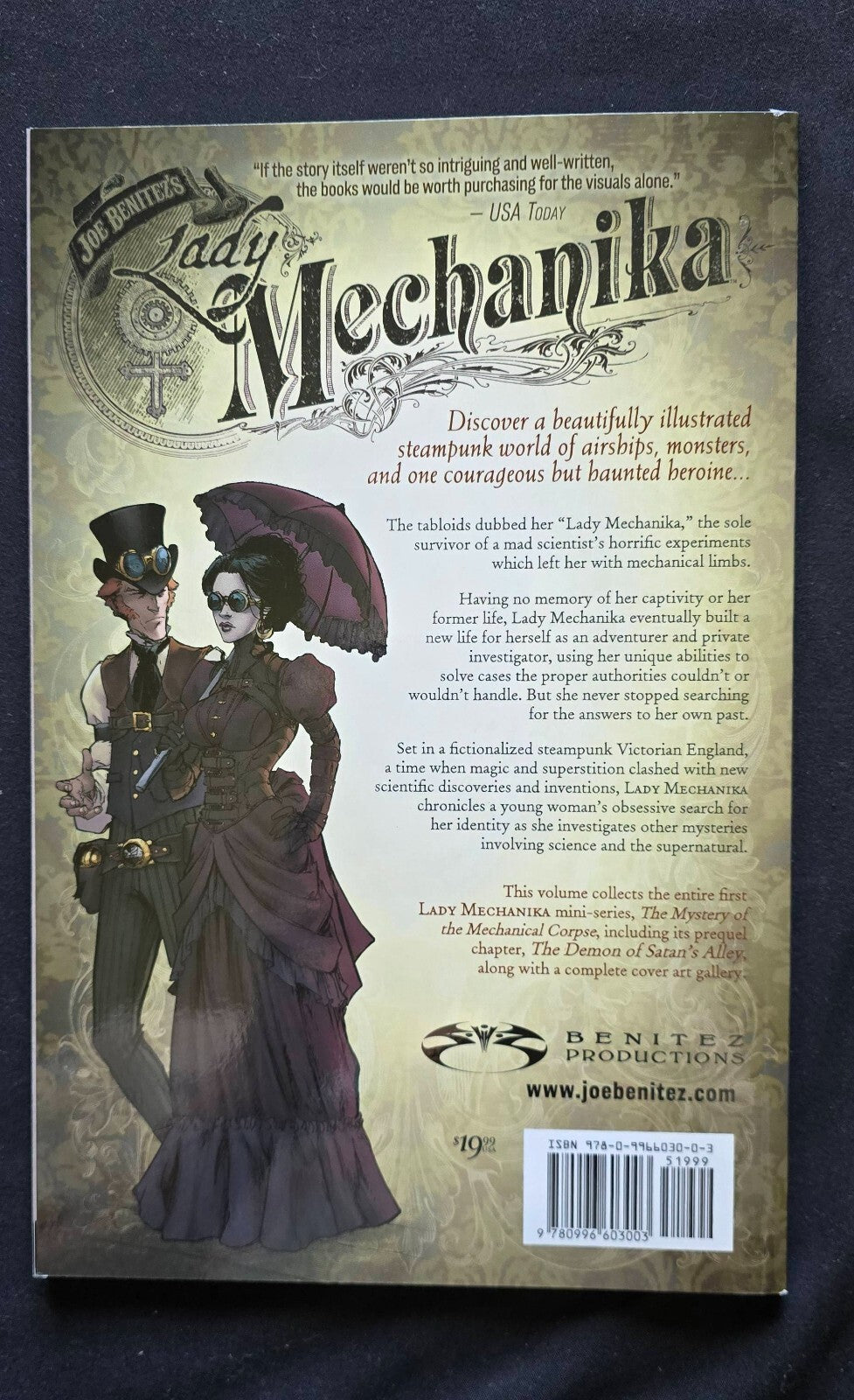 Lady Mechanika Volumes. 1-3 TPB Lot By Joe Benitez (2016,2017)