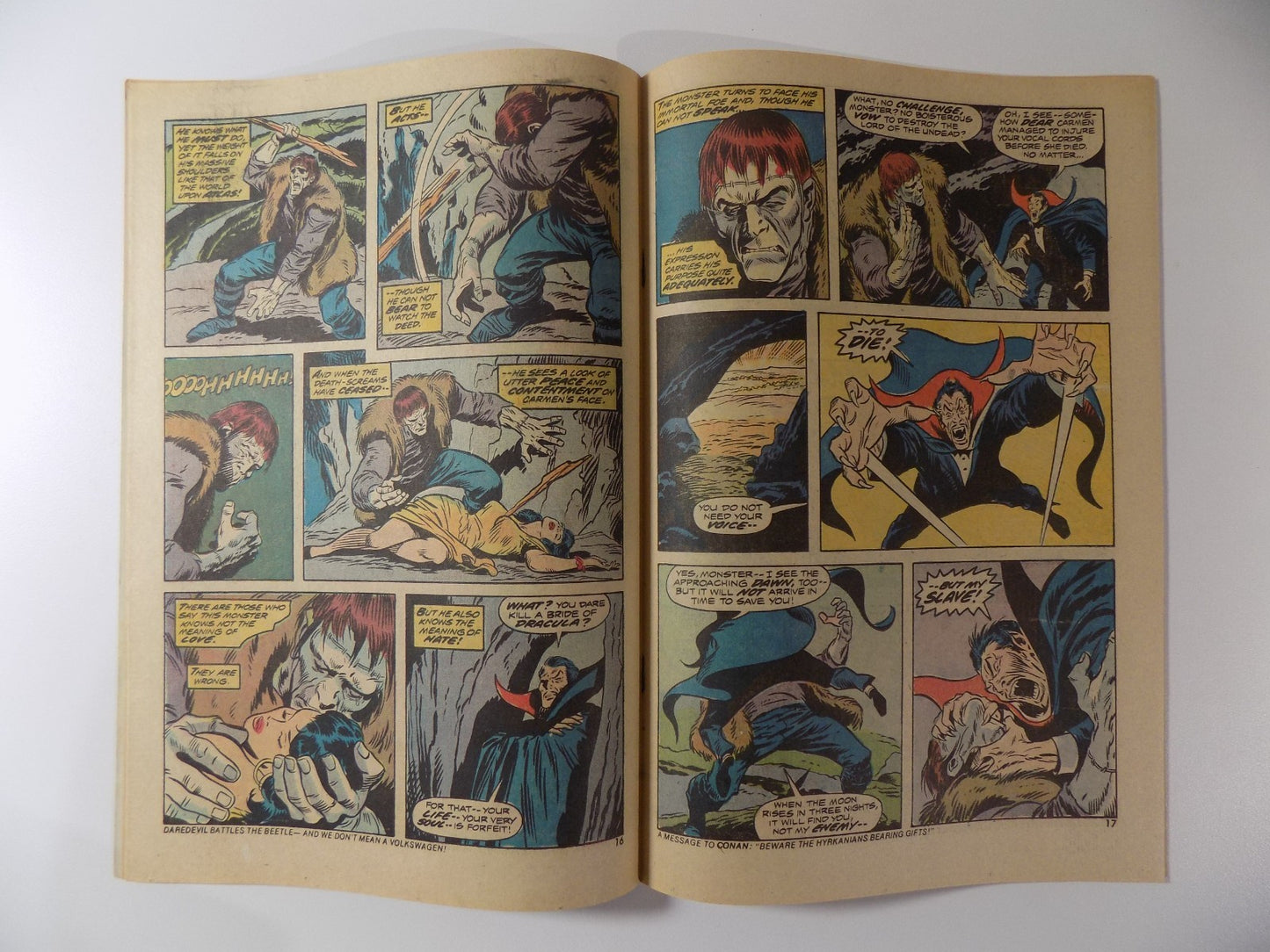 Frankenstein Monster #9 Marvel Comic March 1974 Very Fine+
