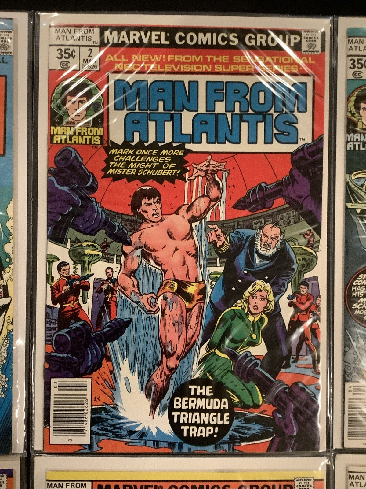 Man from Atlantis #1-6 Comic Lot, Marvel Comics, Bill Mantlo/John Buscema