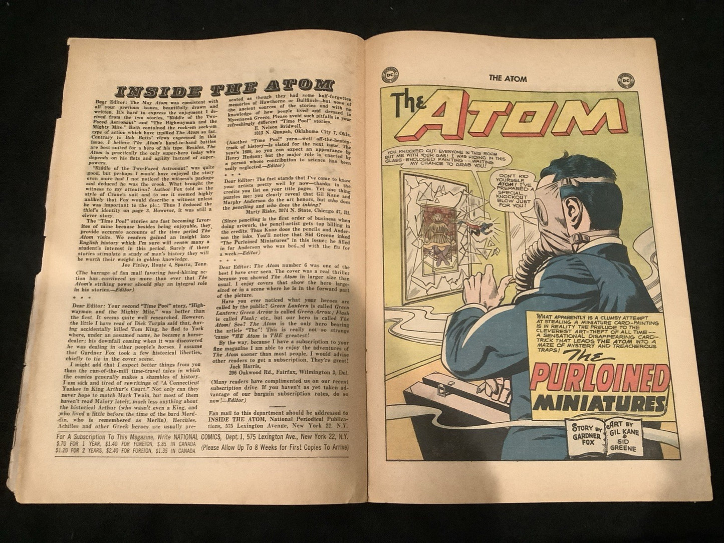 The Atom #8 (DC Comics August-September 1963) VG- (3.5) Gil Kane/Gardner Fox