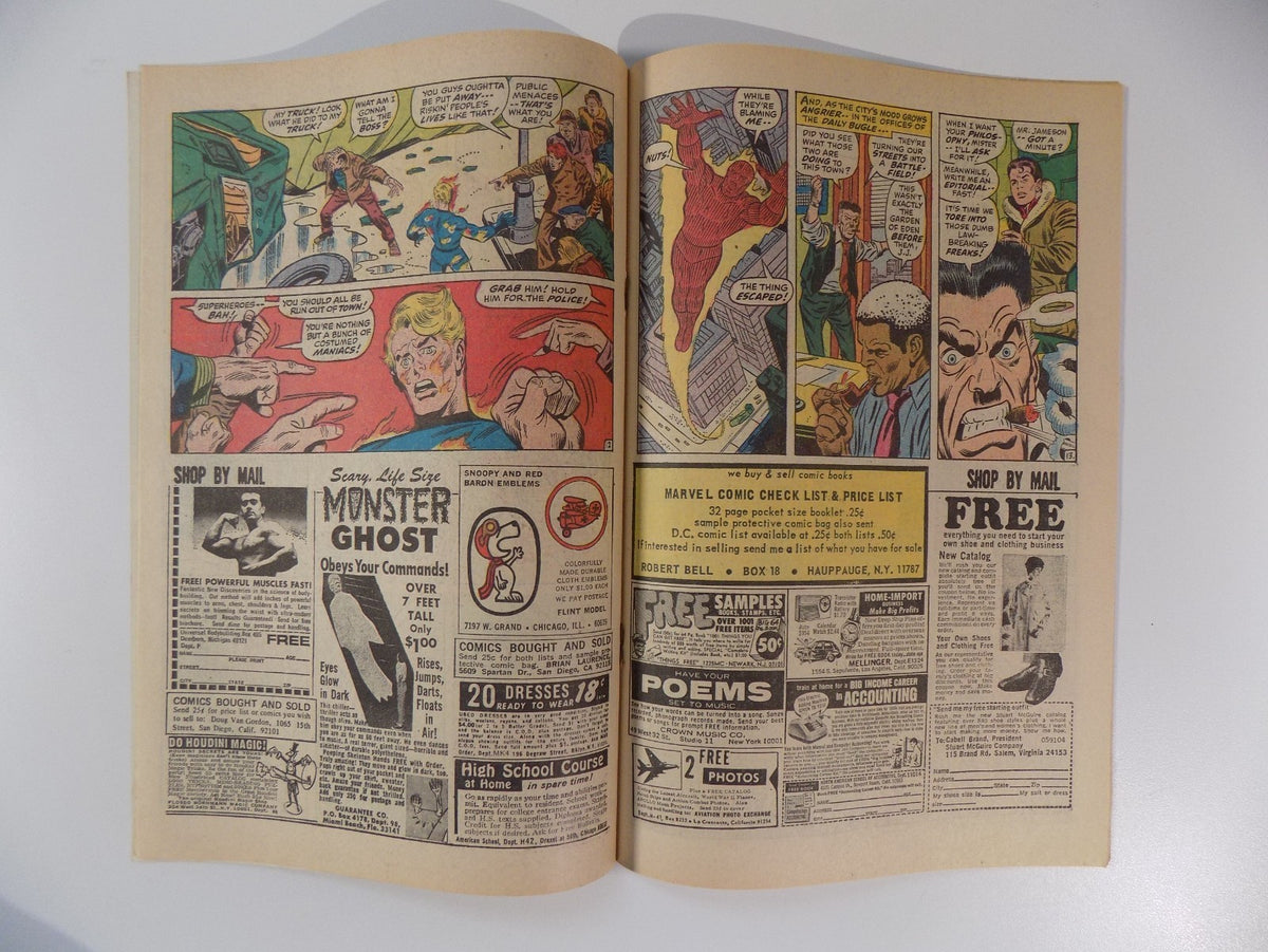 Fantastic Four #111 Marvel Comic June 1971 Very Fine