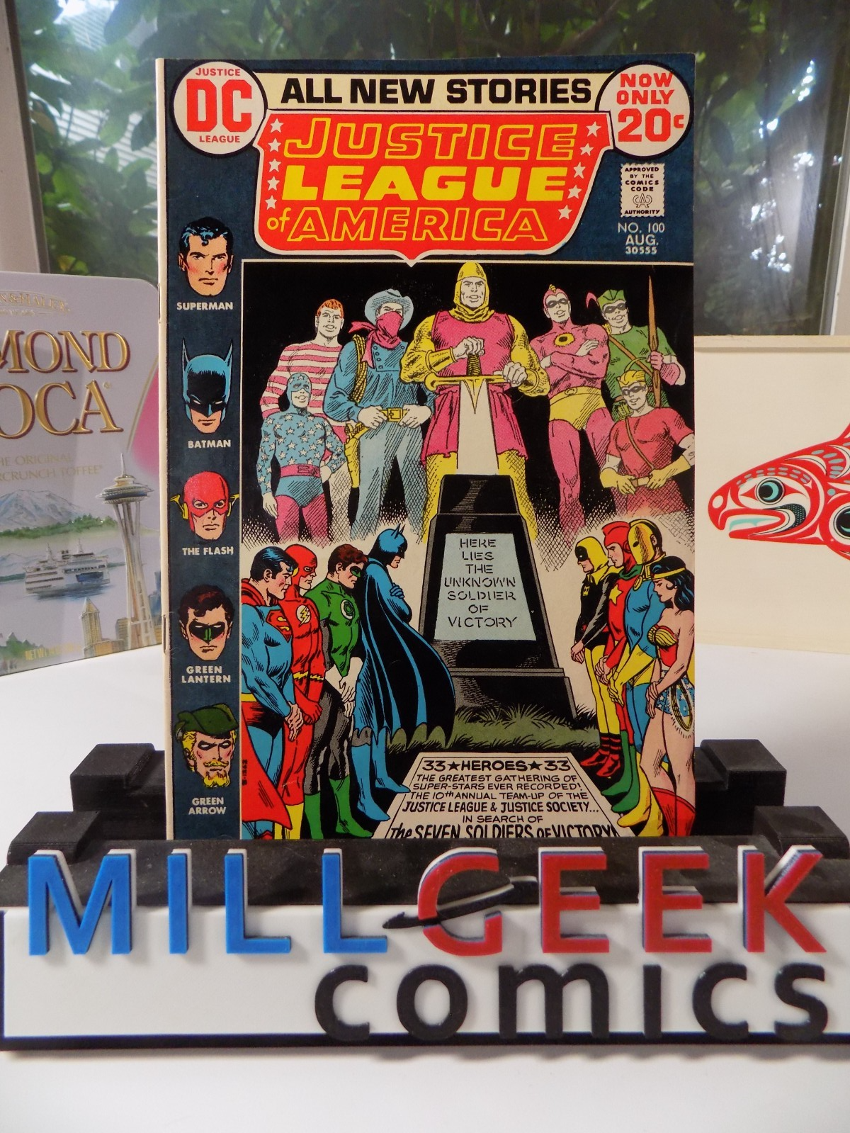 Justice League of America #100 DC Comic August 1972 Very Fine