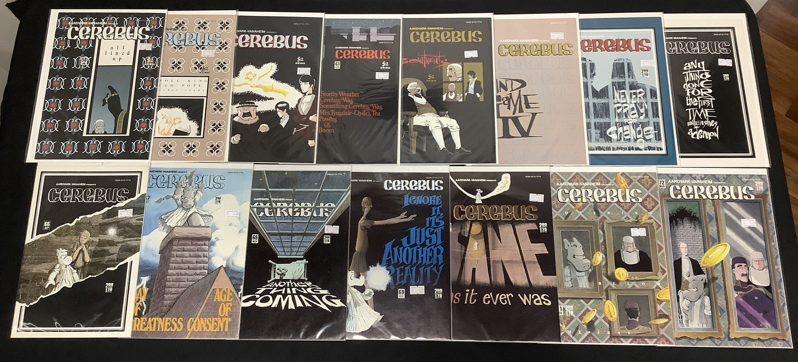 Cerebus The Aardvark #58-72 Comic Lot, Aardvark-Vanheim, Dave Sim