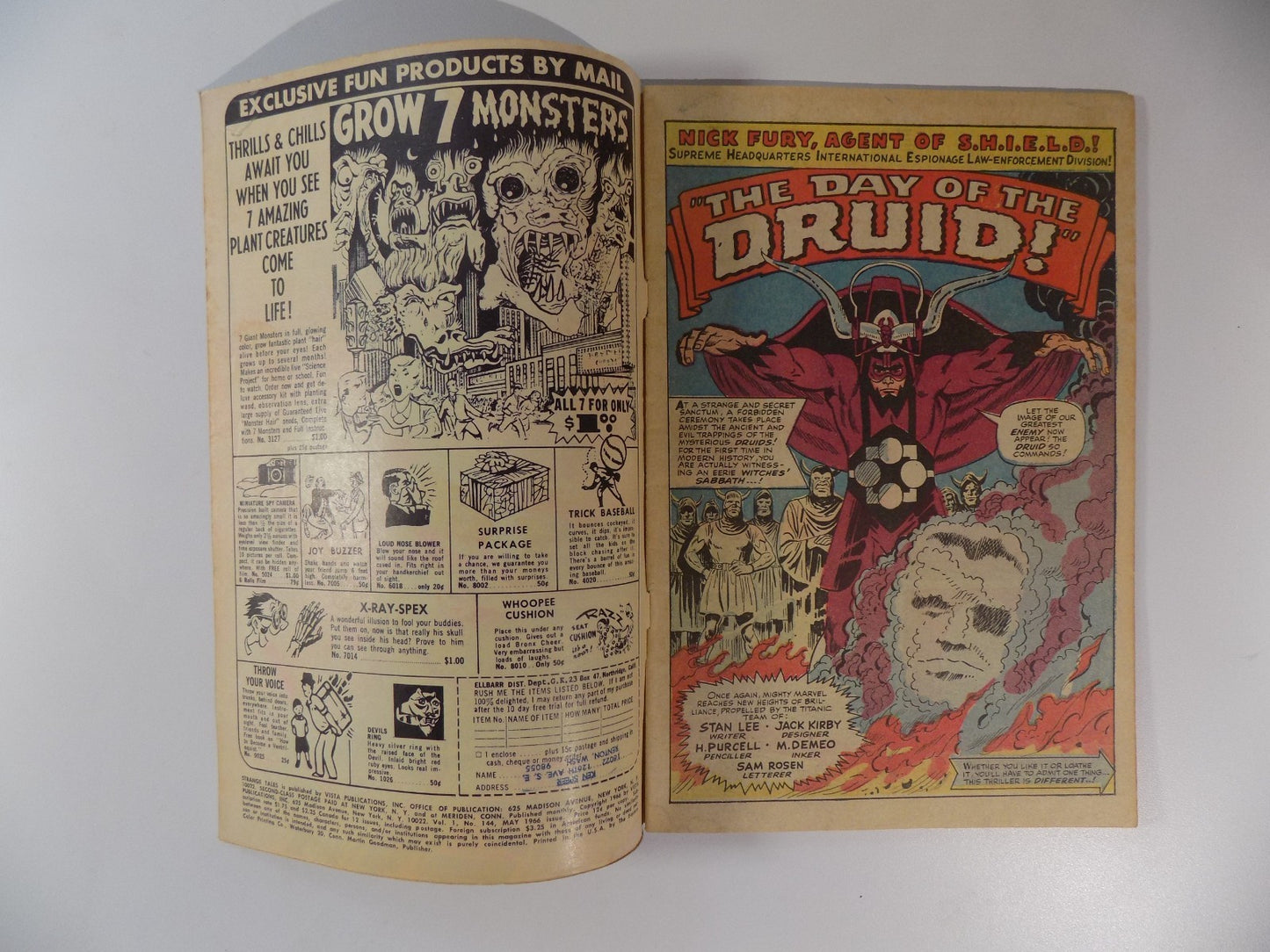 Strange Tales #144 Marvel Comic May 1966 Fine+