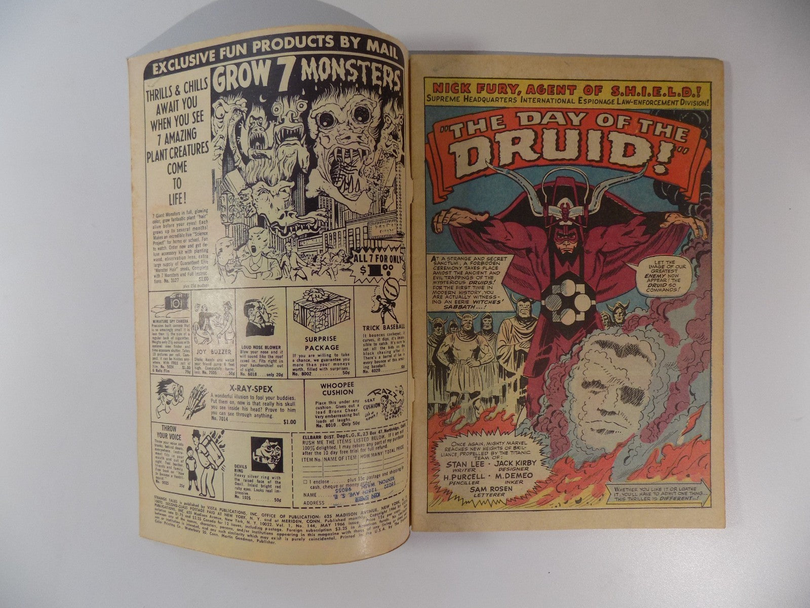 Strange Tales #144 Marvel Comic May 1966 Fine+