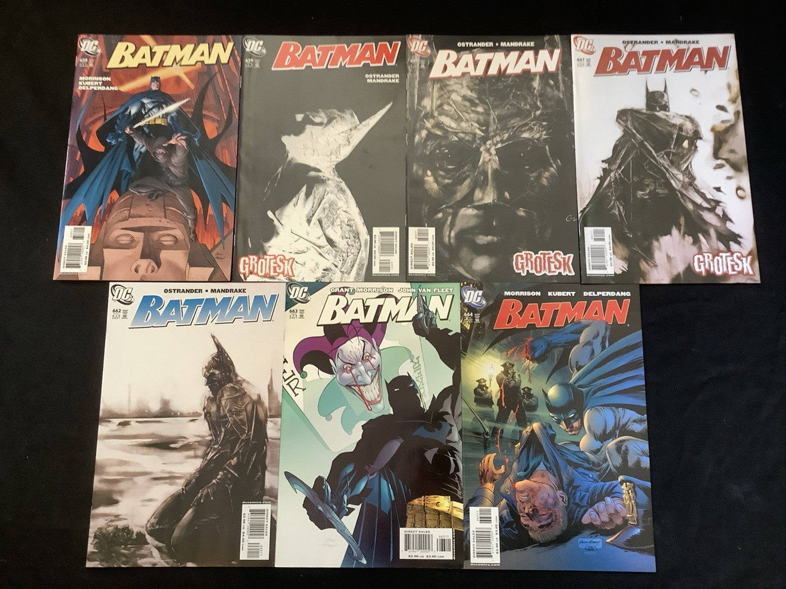 Batman #658-664 Comic Lot, DC Comics, Grant Morrison, Damian Wayne, 2006