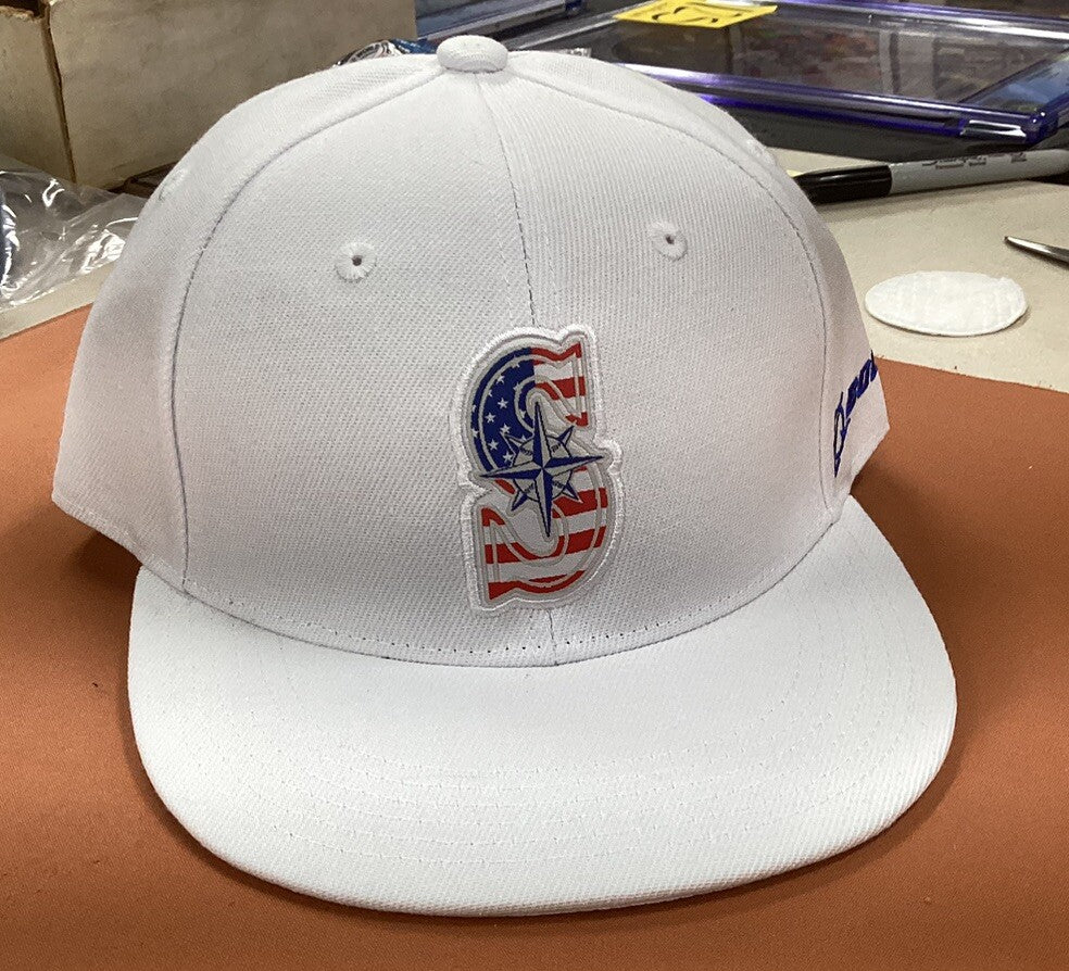 Seattle Mariners SGA July 4th Patriotic Hat Cap 7/4/24 Adjustable Snapback NEW