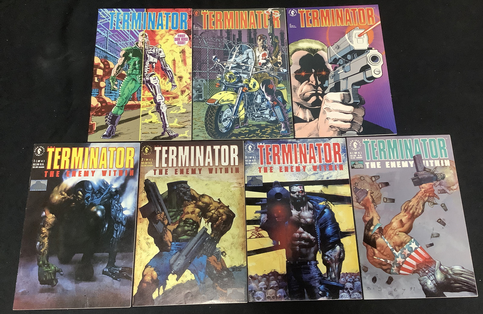 Dark Horse Comics Terminator Bundle: Terminator Vol.1 #1-3, Enemy Within #1-4