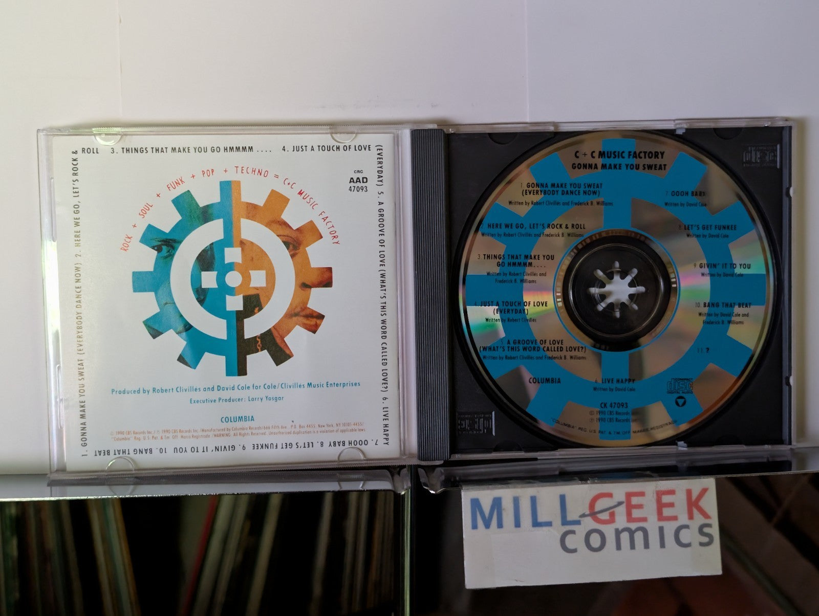 3 CD lot, Rock and Dance from the 80s, Sinead O'Connor, Van Halen, C+C Music -JD