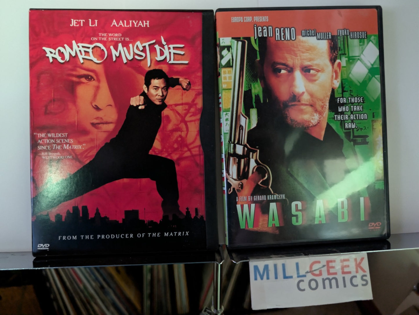 Romeo Must Die / Wasabi, Jet Li & Jean Reno, 2 Movie Lot (DVD) -JD