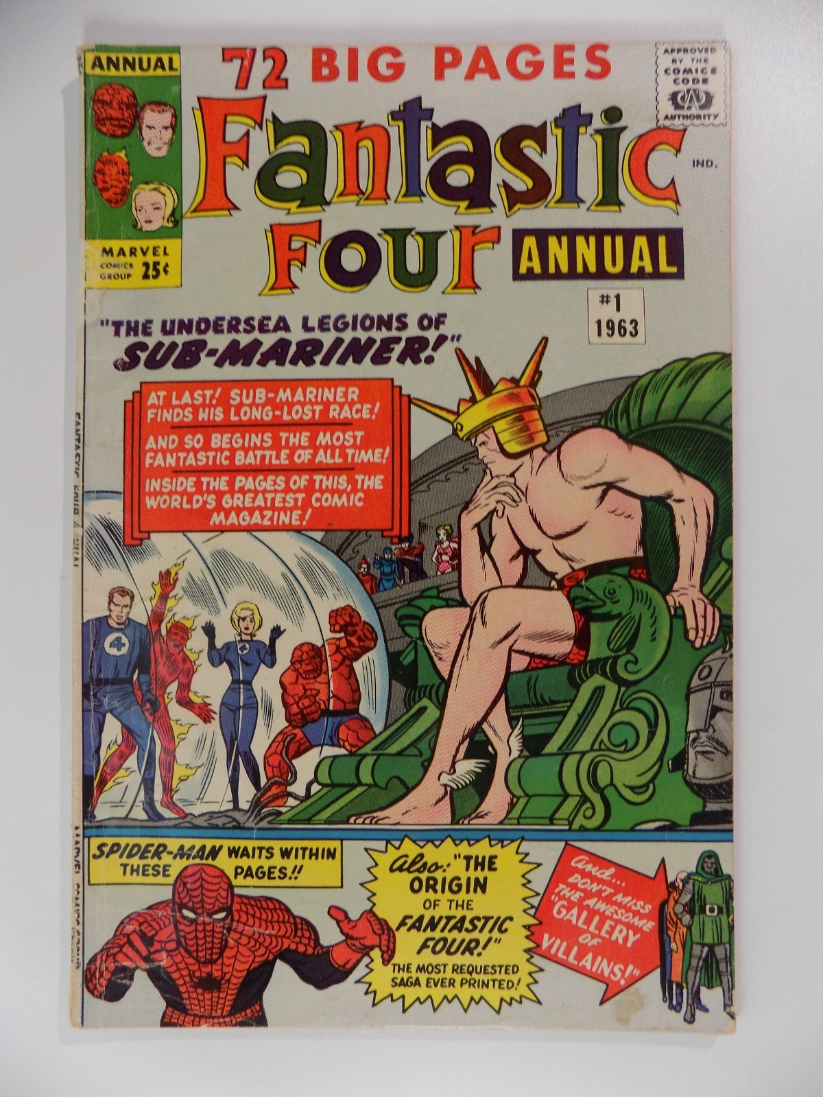 Fantastic Four Annual #1 Marvel Comic 1963 Good/Very Good