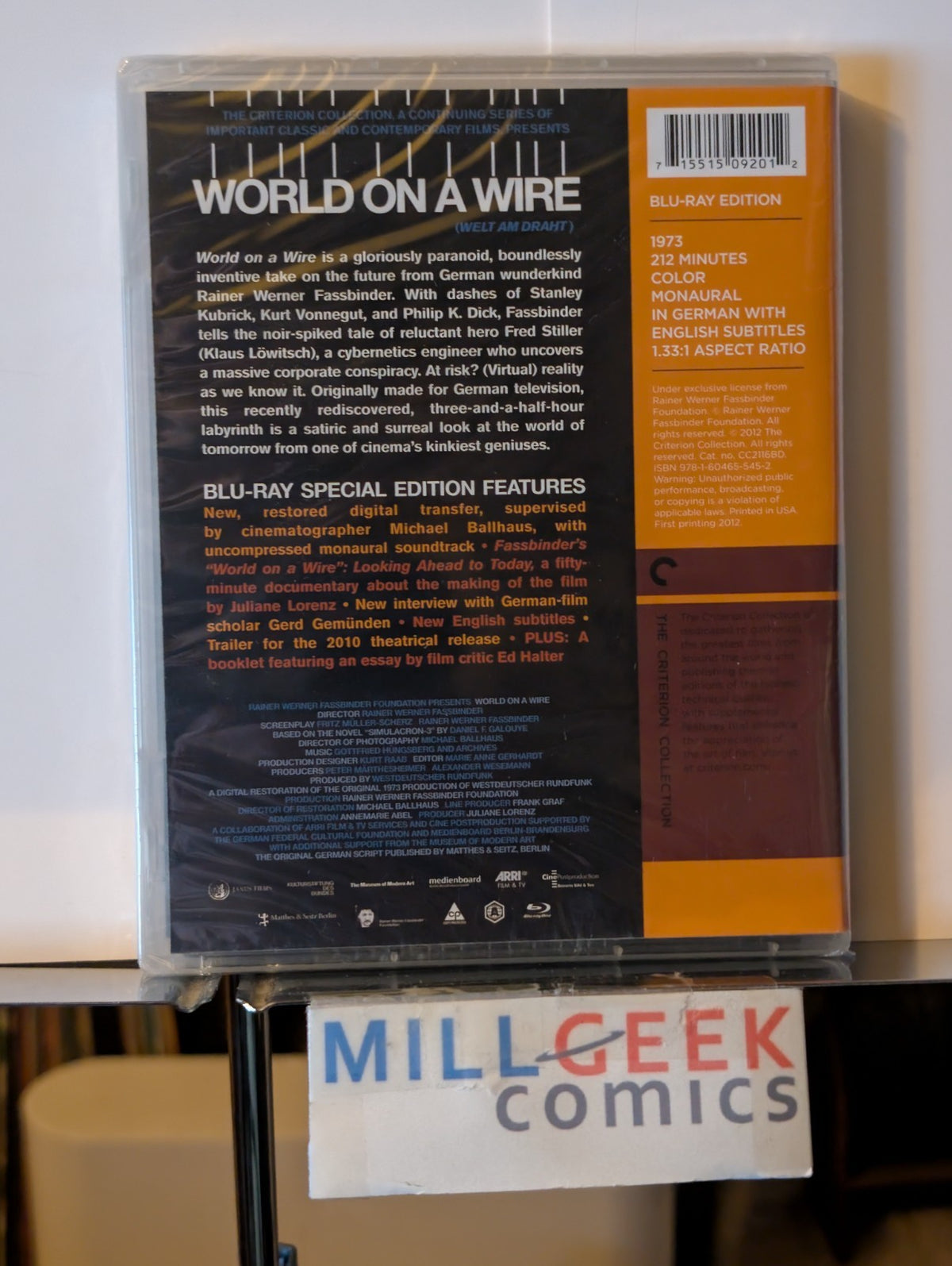 World on a Wire, Criterion Collection (Blu-ray, 1973) -JD