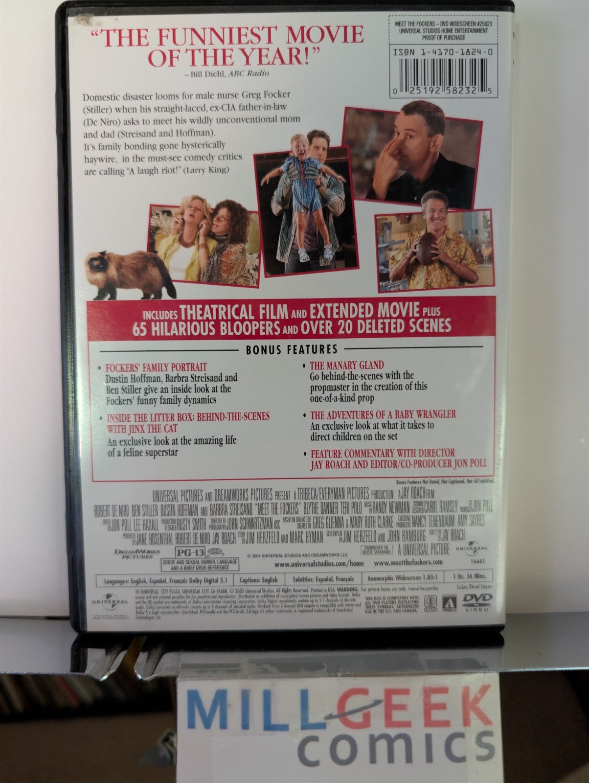 Man of the Year / Meet the Fockers, 2 Comedy Movie Lot (DVD) -JD