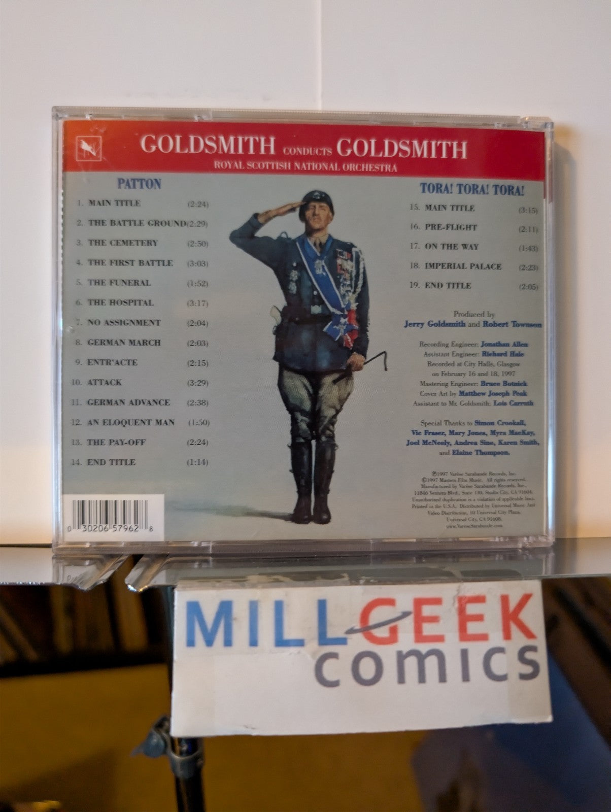 Soundtrack 5 CD Lot (Koyaanisqatsi, Patton, Thin Red Line, Dr Zhivago, more)-JD