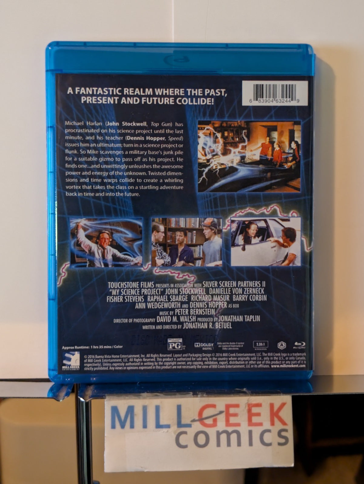 My Science Project - Dennis Hopper (Blu-ray 1985) Rare OOP -JD