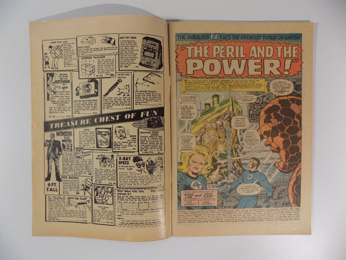 Fantastic Four #60 Marvel Comic March 1967 Fine/Very Fine