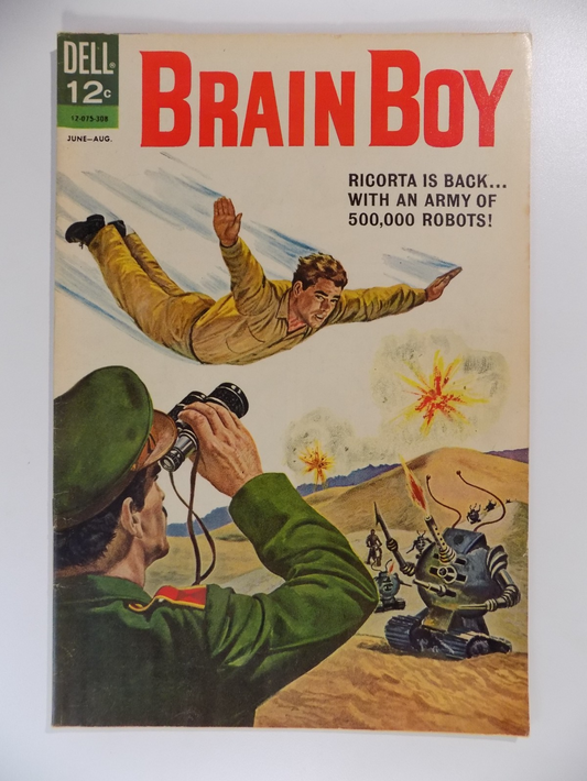 Brain Boy #5 Dell Comic June-August 1963 Fine/Very Fine
