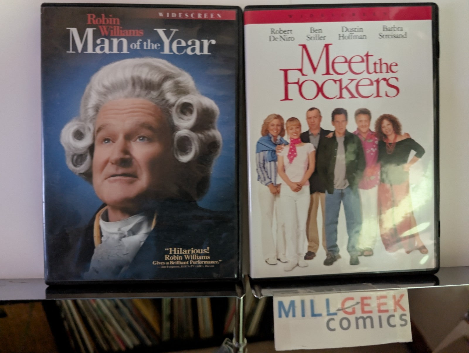 Man of the Year / Meet the Fockers, 2 Comedy Movie Lot (DVD) -JD