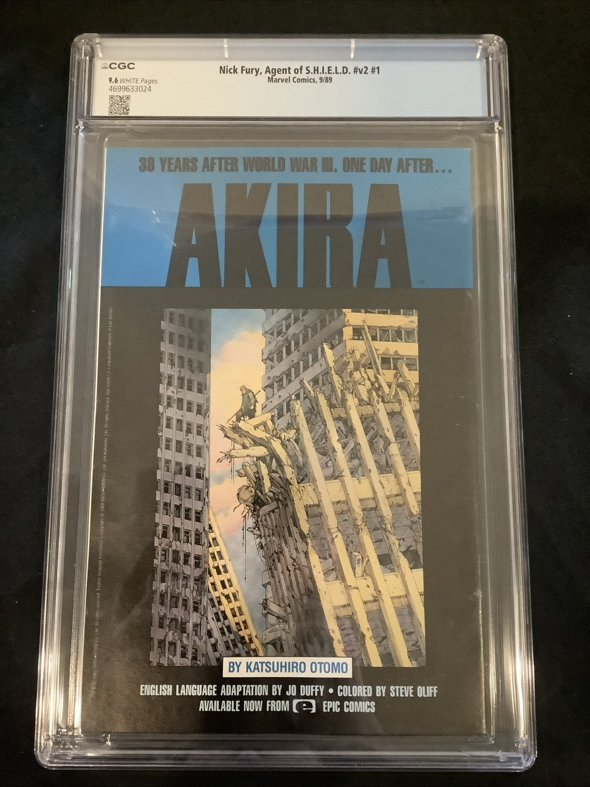 Nick Fury, Agent of S.H.I.E.L.D. #1, CGC Graded 9.6 (NM+) White Pages, 1989