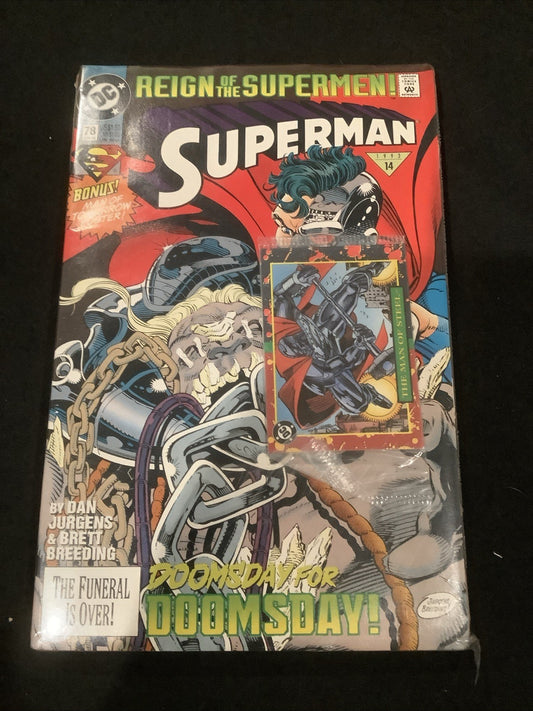 Return of Superman Limited Collector's Set, DC Comics, Sealed W/ Cards & Poster