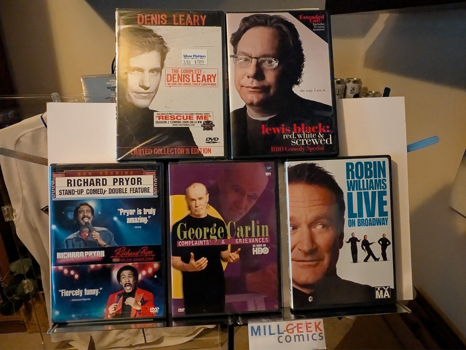 5 Discs, 7 Stand-Up Comedy Specials (DVD) Like New -JD