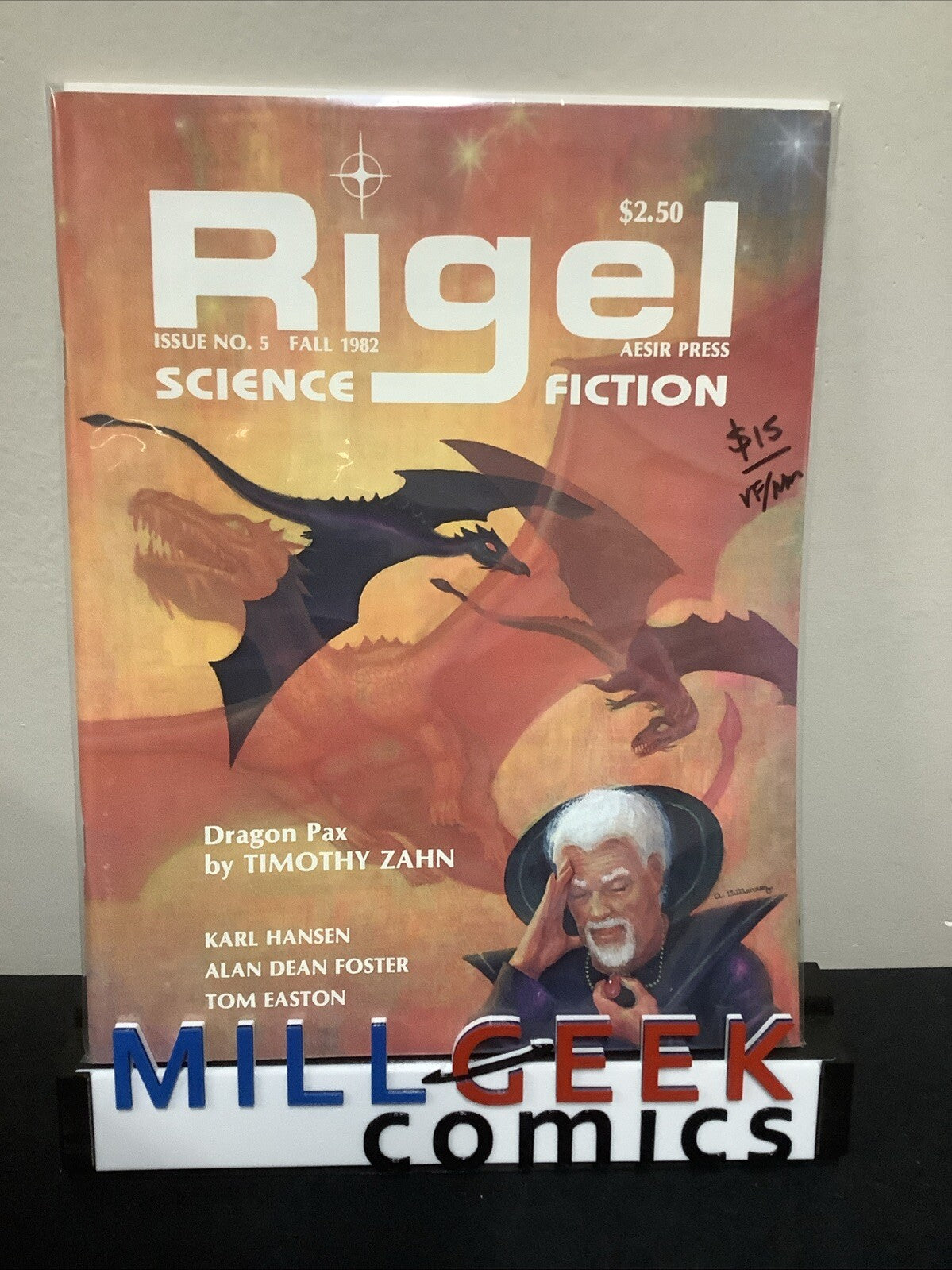 RIGEL SCIENCE FICTION #5 (Fall 1982) VF/NM (9.0) TIMOTHY ZAHN Dragon Pax