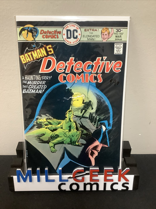 Detective Comics #457 (1976) F+ (6.5) Denny O’Neil, 1st App Dr Leslie Thompkins