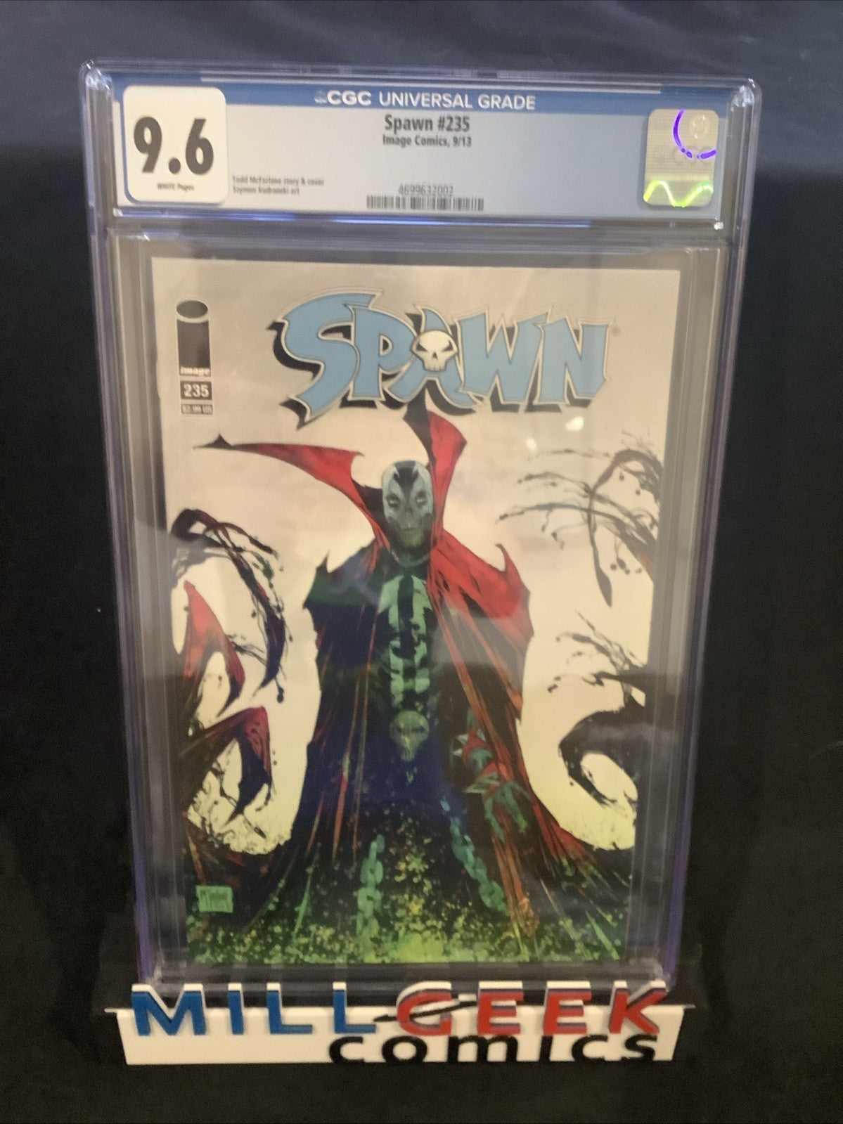 Spawn #235 (Image Comics) CGC Graded 9.6 (NM+) White Pages, Todd McFarlane, 2013