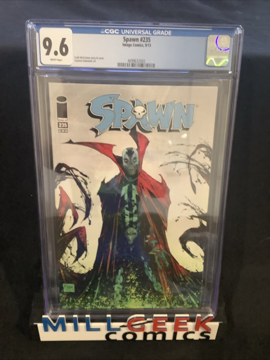 Spawn #235 (Image Comics) CGC Graded 9.6 (NM+) White Pages, Todd McFarlane, 2013