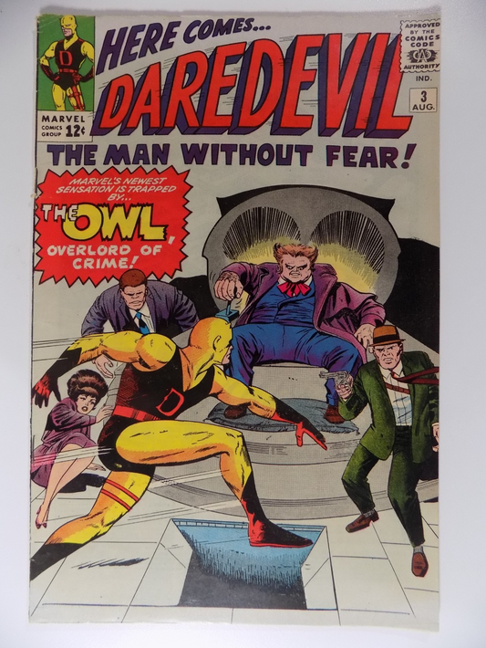 Daredevil #3 Marvel Comic August 1964 Very Fine-