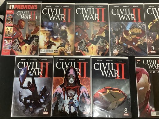 Civil War II Comic Bundle: See Description For Details, 28 Comics Total, Bendis