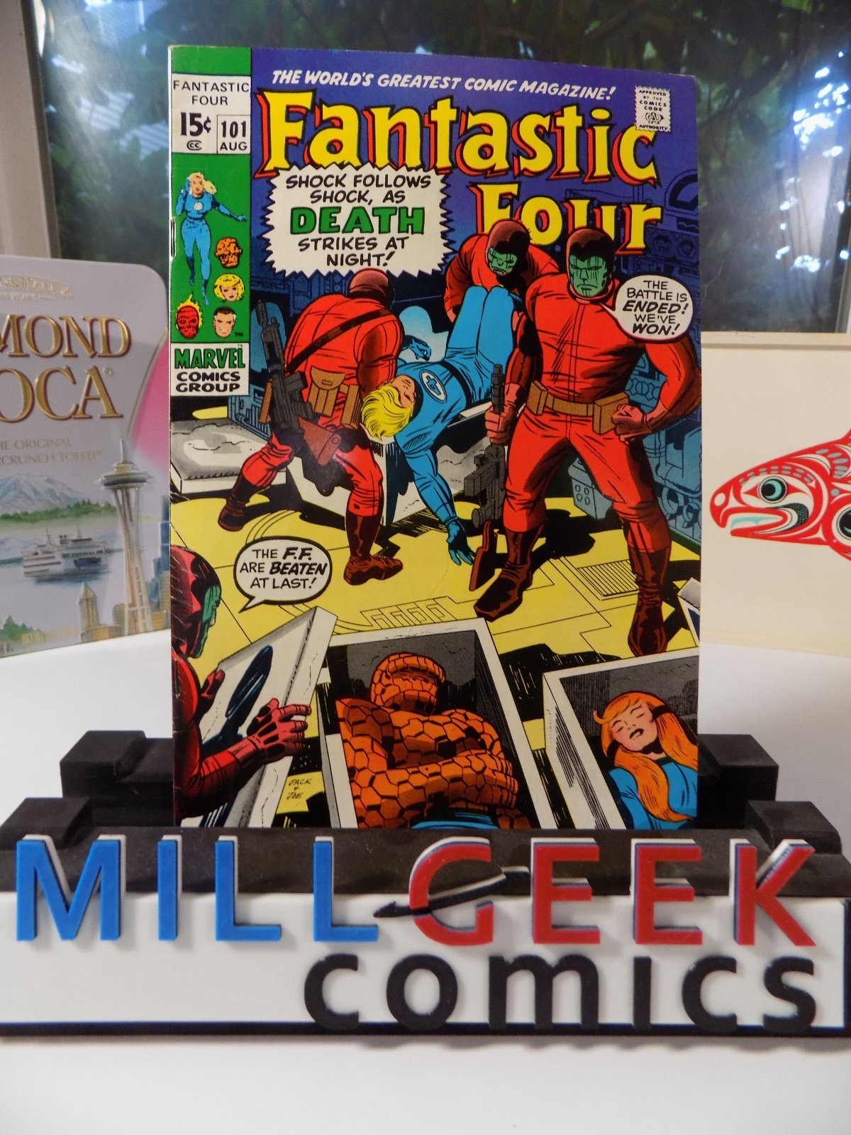 Fantastic Four #101 Marvel Comic August 1970 Very Fine