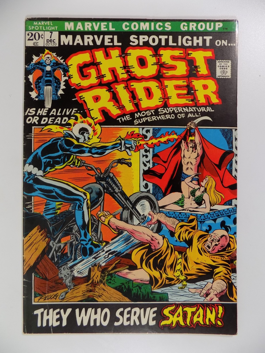 Marvel Spotlight #7 Ghost Rider December 1972 Very Fine-