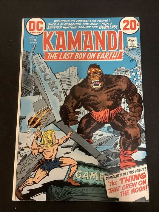 Kamandi, the Last Boy on Earth #3 (DC Comics February 1973) VF+ (8.5) Jack Kirby