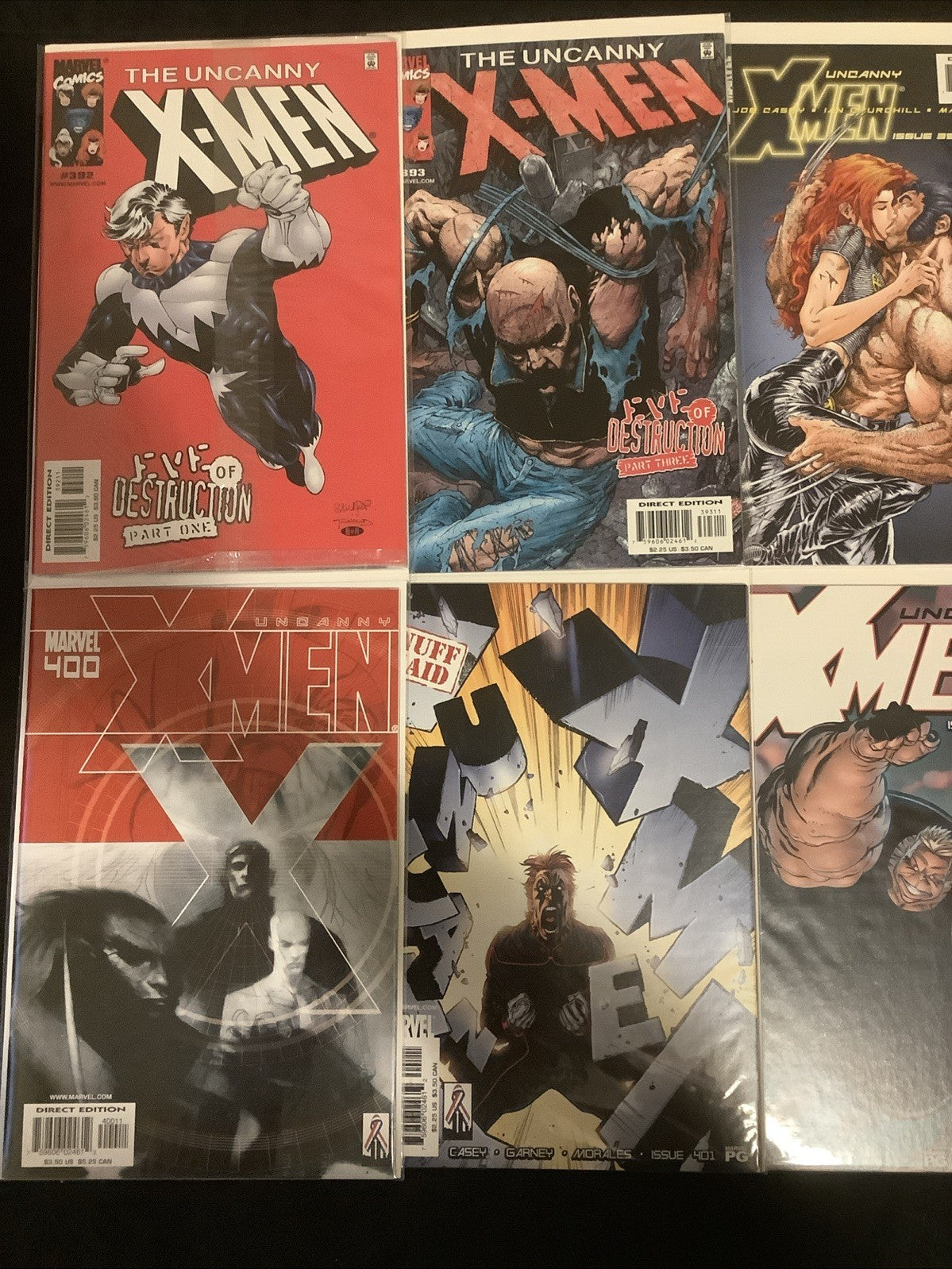 Uncanny X-Men #392-407 Comic Lot, Marvel Comics, Joe Casey, 1st App X-Corp