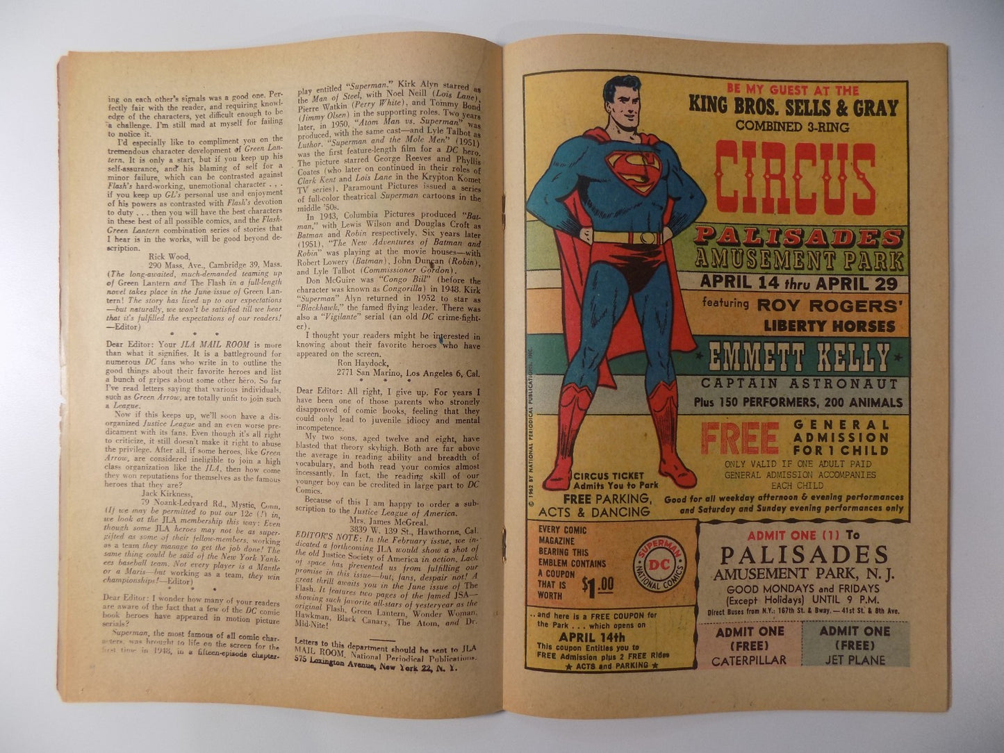 Justice League of America #11 DC Comic May 1962 Fine+