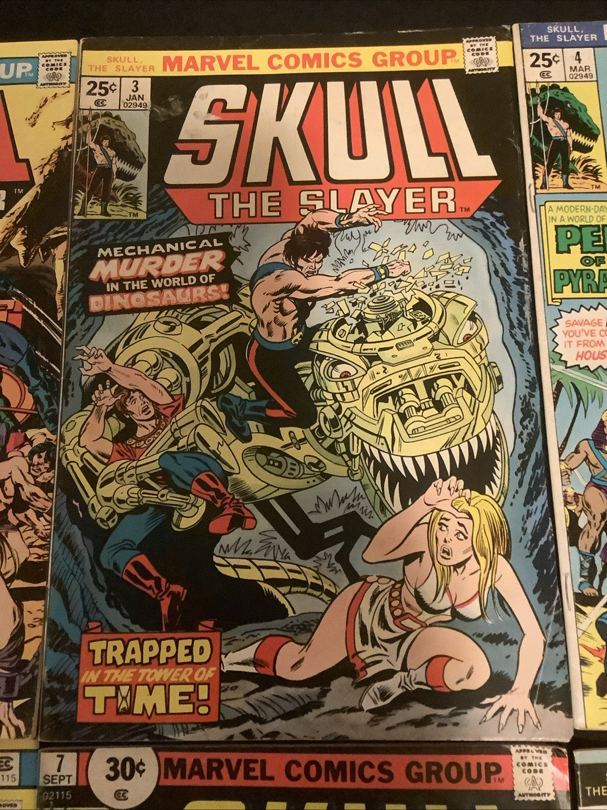 Skull the Slayer #1-8 Complete Comic Series, Marvel Comics, Gil Kane, 1st Skull