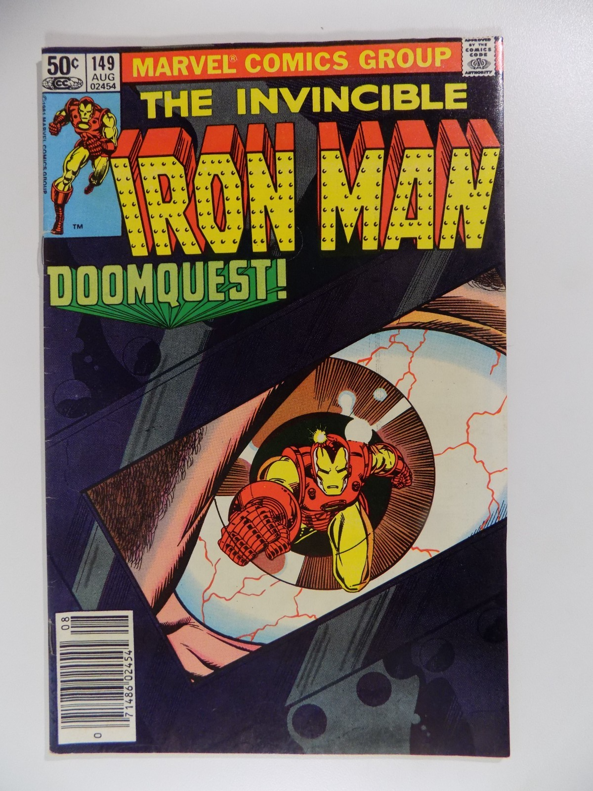 Iron Man #149 Marvel Comic August 1981 Very Fine
