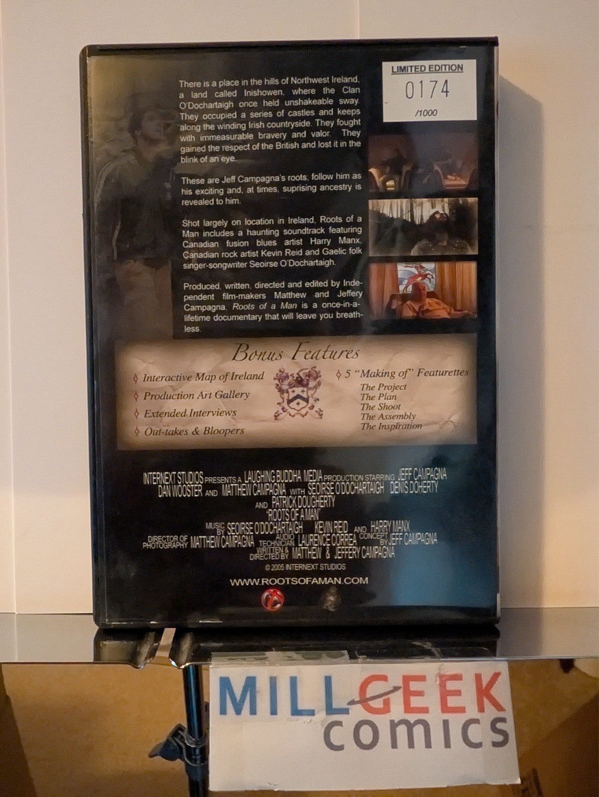 Roots of a Man, Signed #174 / In Search of Ancient Ireland (DVD) Like New -JD