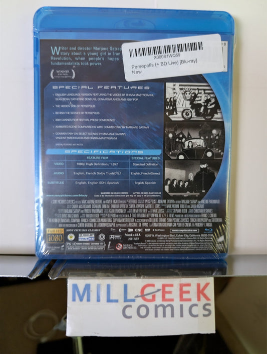 Persepolis, Marjane Satrapi & Vincent Paronnaud (Blu-Ray) -JD