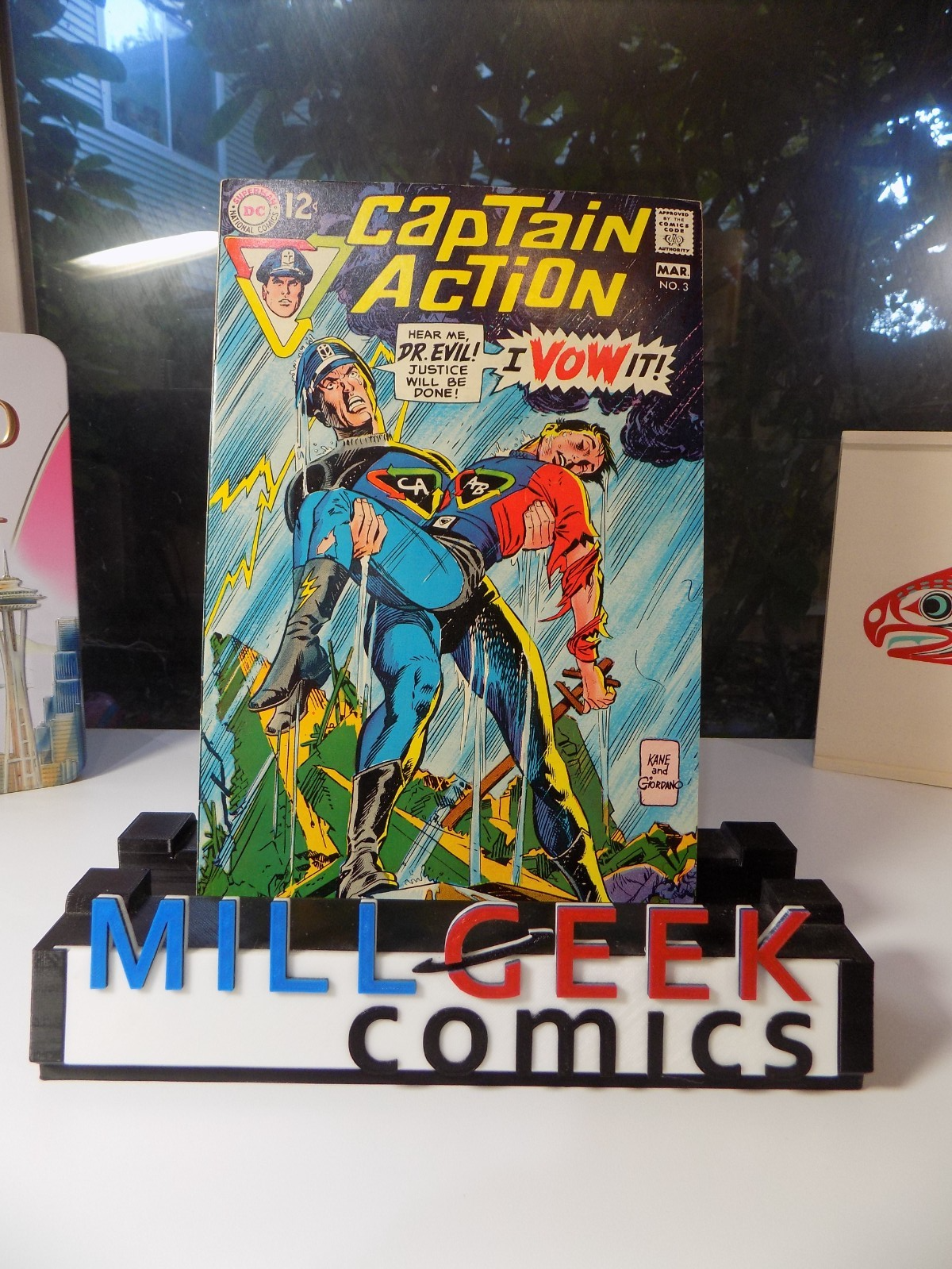 Captain Action #3 DC Comic March 1969 Fine/Very Fine