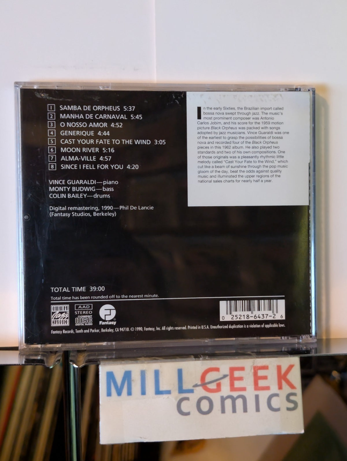 The Vince Guaraldi Trio - Jazz Impressions of Black Orpheus (CD) Like New -JD