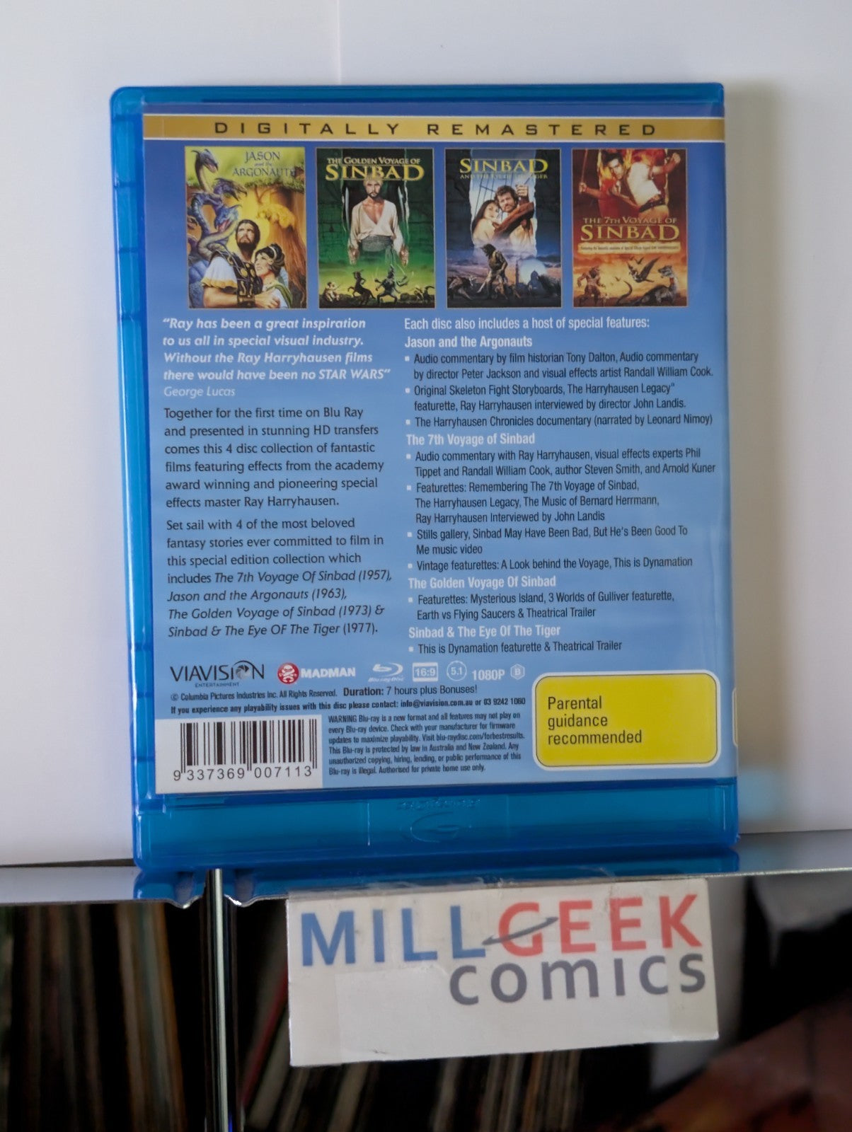 The Fantastic Films of Ray Harryhausen, REGION B (Blu-ray) -JD