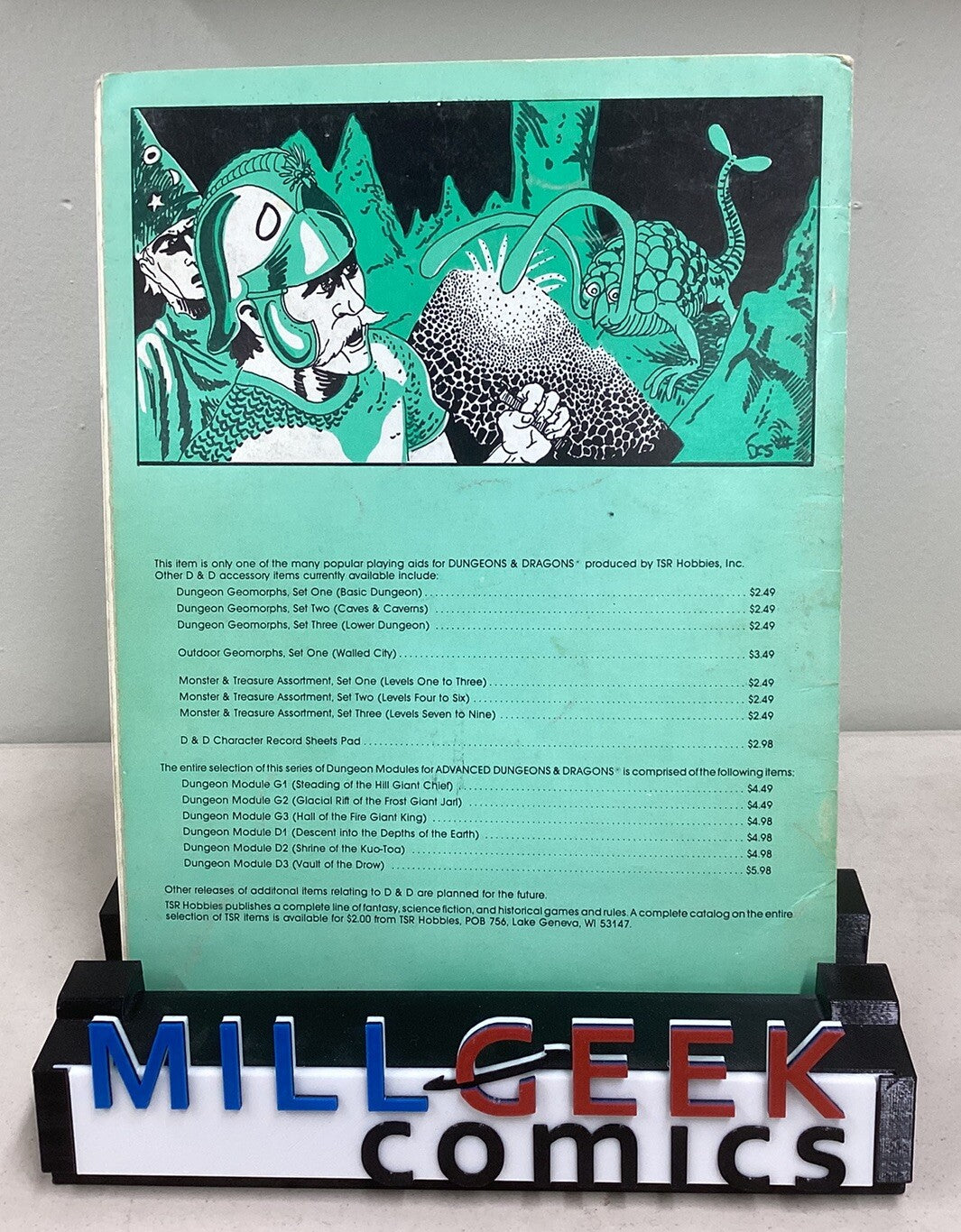 Advance Dungeons & Dragons Module D2 Shrine of the Kuo-Toa, 2nd Print, 1978