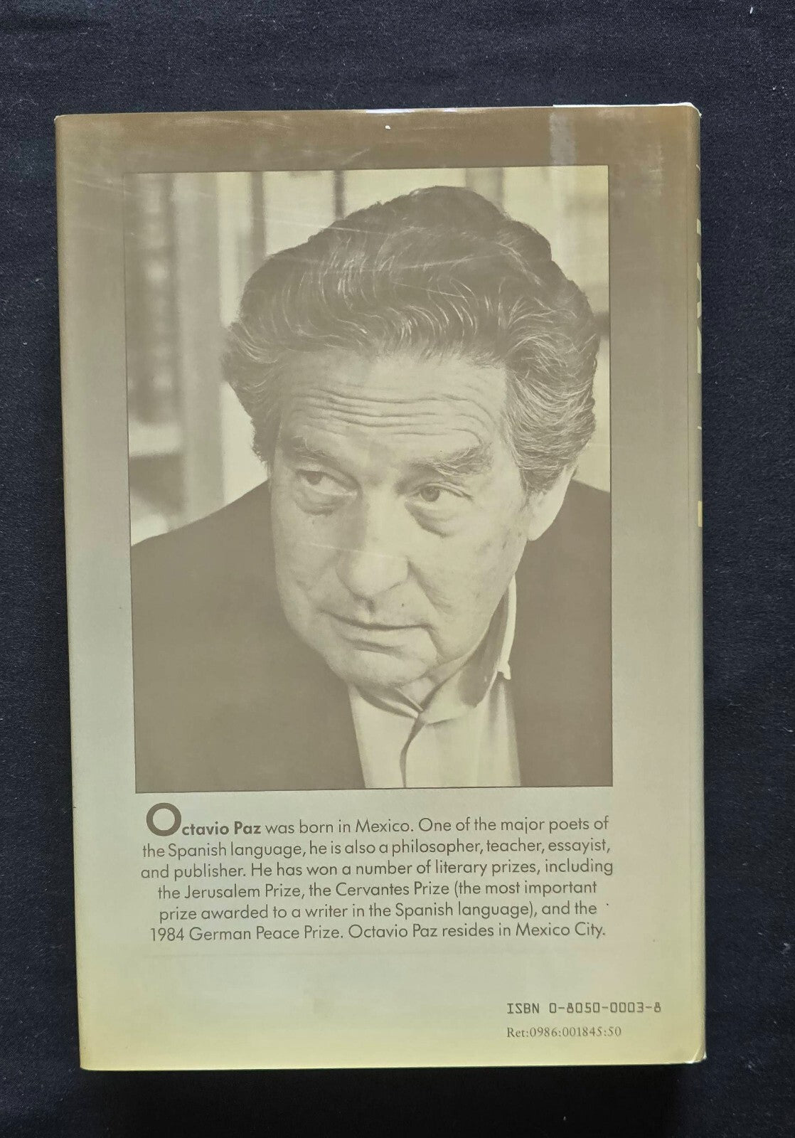 On Poets and Others by Octavio Paz Lozano (1st Ed 1986) JD