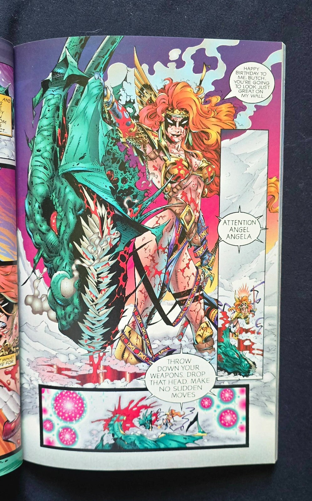 Angela Book 1 By Gaiman and Capullo - McFarlane Spawn! (1st Printing, 1995)